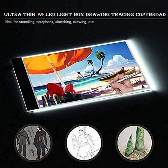 LED Light Pad Board for Diamond Painting Tablet Ultrathin 3 Level Dimmable Portable USB Charging Apply to Diamond Art Kits