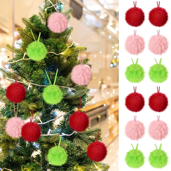 Christmas Decorations On The Tree Three Colors Of Christmas Hanging Decorations 6 Cm