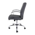 thumbnail image 3 of Grand&Eight Chaise de Direction en Cuir Drake - Gris, 3 of 7