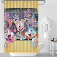 thumbnail image 3 of Animated Tiny Toons Looniversity Shower Curtain Waterproof Polyester Fabric Bathroom Shower Curtain Decorative Set with 12 Hooks, 3 of 7