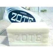 Zote White Laundry Bar Soap, Net WT 14.1 oz, (400g) - (Pack of 2)
