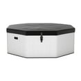 thumbnail image 2 of Wave COMO, Hot Tub & Spa, Rigid Eco Foam Walls, All-in-One Integrated, 6 Person, Portable, Skin Changeable, Energy Efficient, Quiter, Octagon – PEBBLE RATTAN, 2 of 10