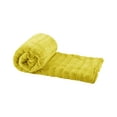 thumbnail image 5 of Home Soft Things Super Soft Decorative Throw Blanket - Lemon Curry- 50" x 60", 5 of 8