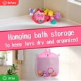 thumbnail image 3 of Juguetes de baño Hely Cancy sin agujeros para niños de 1 a 3 años con almacenamiento, 3 of 8