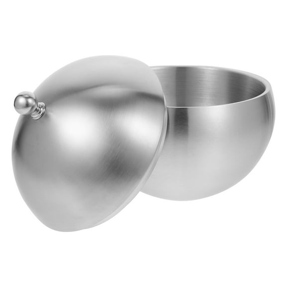 GOOHOCHY  Stainless Steel Ice Bucket Insulated Multi Functional Silver