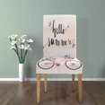 thumbnail image 4 of Cubierta protectora para silla ABPHQTO Vintage verano bicicleta flores estiramiento asiento comedor Hotel boda fiesta conjunto de 1, 4 of 4