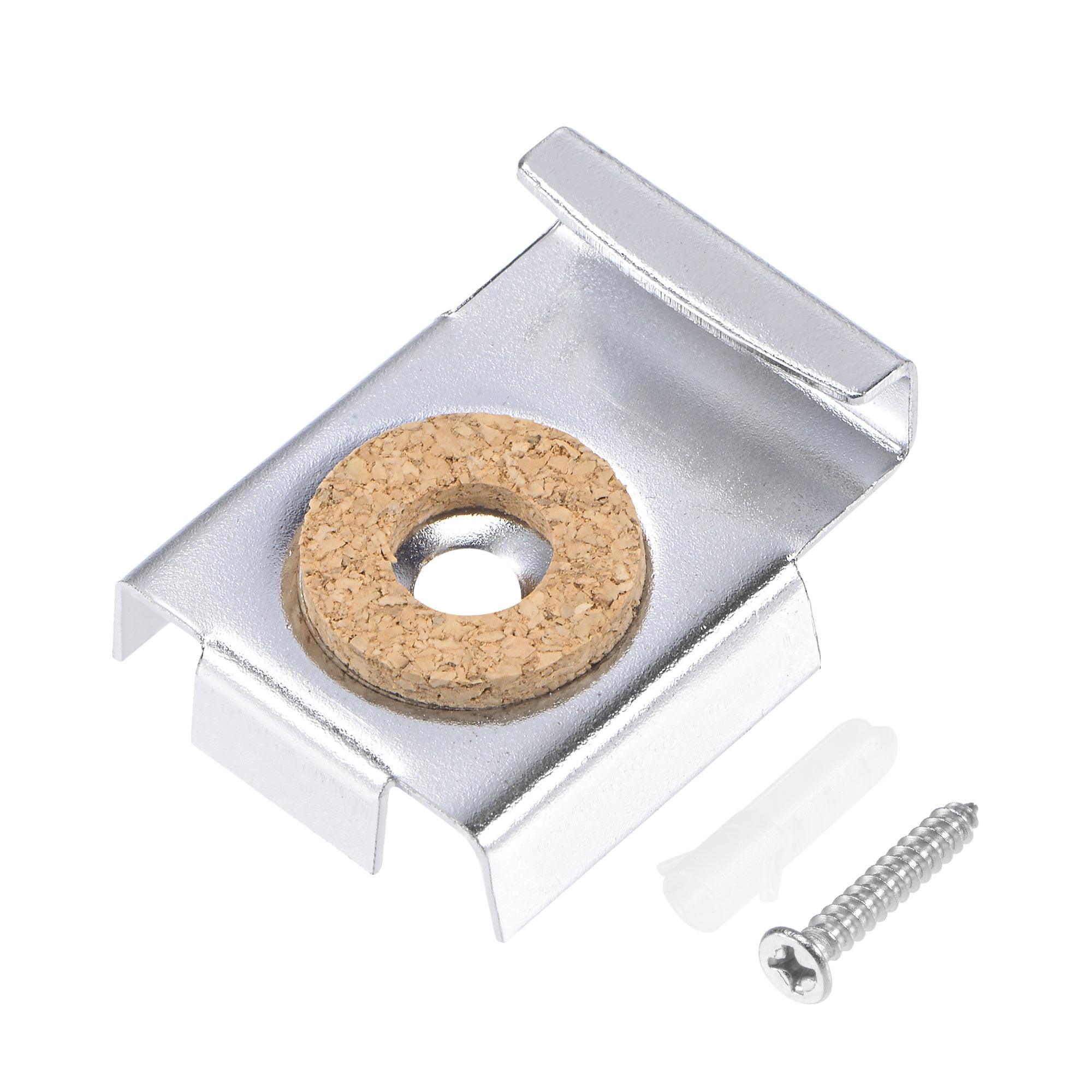 Uxcell Adjustable Wall Hanging Mount Mirror Clip Accessory Brackets 5