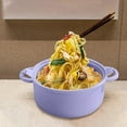 thumbnail image 2 of Kieccall Ramen Bowl Set Bamboo Fiber Microwave Safe Bowls for Home Kitchen Dining with 6-Piece 40.58 fl oz Set, 2 of 7