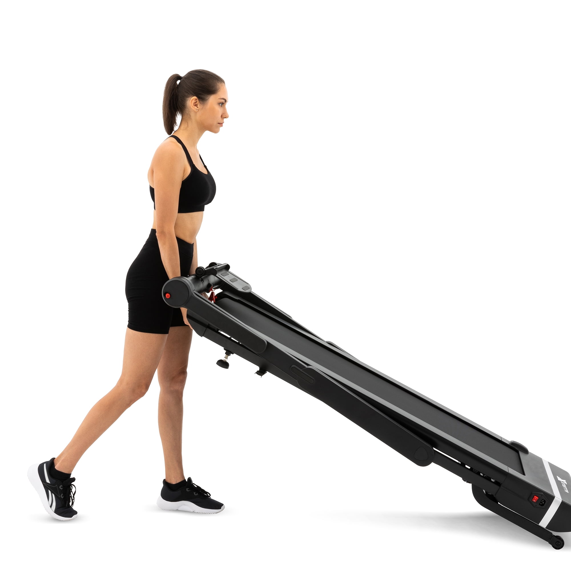 XTERRA Electric Running Exercise Treadmill, Black, 265 lb