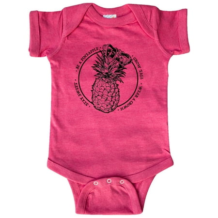 

Inktastic Grow Tall Stay Sweet Wear a Crown Pineapple Queen Gift Baby Girl Bodysuit