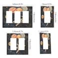 thumbnail image 2 of Yayeee Rocker Switch Wall Plate 1-Gang 4.6"x2.9" Home Decorative Outlet Cover, Retro Watercolor Planet, 2 of 6