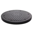 thumbnail image 1 of Organizador con tocadiscos RamPro de Lazy Susan, 30 cm, plástico, negro, 1 of 7
