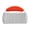 Red, variant on Green Stainless Steel Wavy Knife Crinkle Cutter French Fry Slicer For Potato Carrot Fruit Vegetable