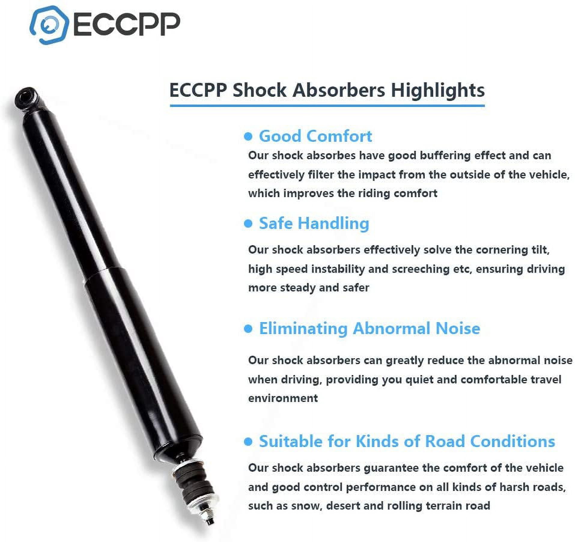 Shocks Struts,ECCPP Front Rear Shock Absorbers Strut Kits Compatible with 2007 for Ford for E-150,1992 1993 1994 1995 1996 1997 1998 1999 2000 2001 2002 2003 2004 05 06 07 for Ford for E-250 345080