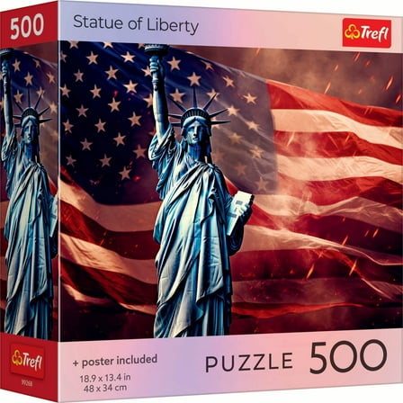 Trefl Red Statue of Liberty 500 Piece Puzzle