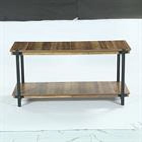 Demi Bonn Modern Dining Table, Rectangular Kitchen Table for 4-6 for Dining Room, Home Office, Living Room Furniture, Brown