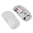 thumbnail image 1 of Transparent Computer Mouse, USB C Rechargeable Transparent Computer Mouse, 2.4G BT1 BT2 Tri Mode USB Rechargeable  BT Mouse with USB Receiver for Laptop, 1 of 7