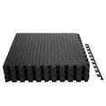 thumbnail image 3 of Pemberly Row 12-Pc Puzzle Exercise Floor Mats with Interlocking Tiles in Black, 3 of 10