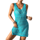 thumbnail image 2 of Trajes de Baño para Mujer, Verano 2025, Crochet, Tejido Calado, Vestidos de Playa. Azul L, 2 of 10