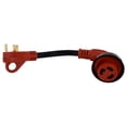 thumbnail image 2 of Valterra Power Cord Adapter A10-3030D90 Mighty Cord; For Connecting RV Power Inlet To Standard Power Source; 30 Amp Male To 30 Amp Female; 30 Amp; Detachable; 90 Degree Female Locking Connectors, 2 of 5