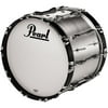 Pearl 22x14 Championship Series Marching Bass Drum Brushed Silver