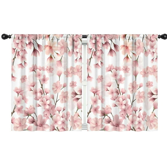 Blackout Kids Curtains,Pioneer Flower Floral Print Pattern Childrens Insulated Curtains Set Of 2,Bedroom Essentials,Toddler Room Decor 42"x54"