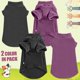 thumbnail image 2 of Cat Sweater 2-Pack,Turtleneck Hairless Shirt Soft Warm Kitten Clothes with Sleeves Pullover Pet Winter Pajamas Jumpsuit(Black and Purple, Large Size), 2 of 4
