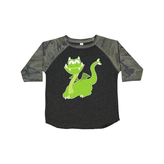 Inktastic Green Dragon Boys or Girls Toddler T-Shirt