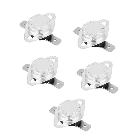 5 Pcs Thermostat Switch KSD301 Thermostat 250V 15A Normal Closed Temperature Control Switch125℃