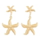 thumbnail image 1 of Pendientes de estrella de mar para vacaciones en la playa, aretes minimalistas de estrella del océano, aretes colgantes de animales, regalo para mujeres y niñas, 1 of 3