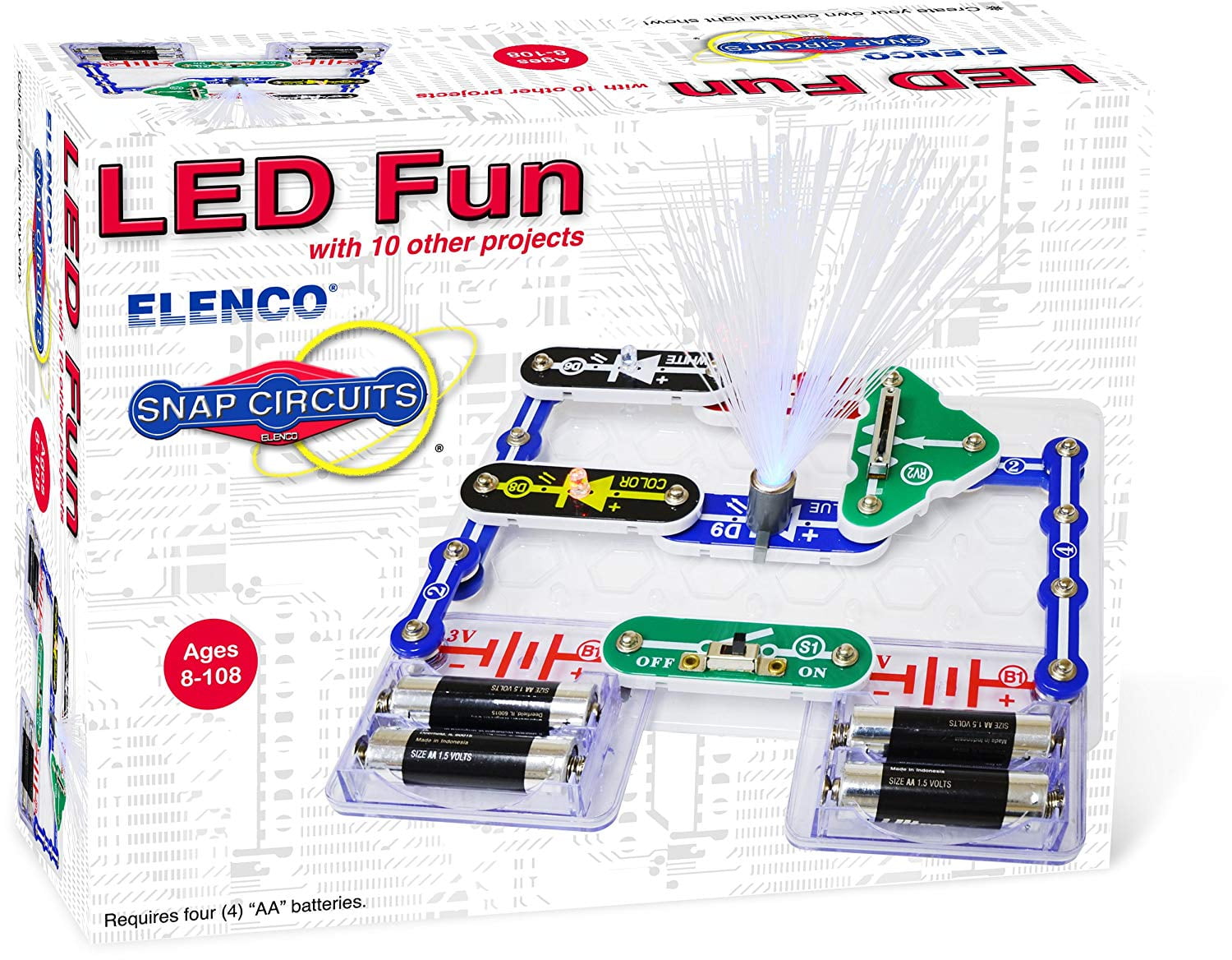 Elenco Electronics Scp 11 Snap Circuits Led Fun Science Kit Walmart Com Elenco Electronics Scp 11 Snap Circuits Led Fun Science Kit Walmart Com