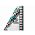 thumbnail image 5 of Rwraps Multicolored Argyle Aqua Addiction Gloss Vinyl Film Wrap 59in x 13ft Vinyl Vehicle Car Film, 5 of 9