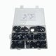 thumbnail image 1 of 200 Piezas Bridas de Cable de Nylon-r, P Clips Abrazaderas de Tubo de Plástico de Nylon, Bridas para Conductos, Cables, Conductos y Fundas 5.3/6.4/10.4/13.2/19/23mm (negro) Banb LingWen 1327534336573, 1 of 1