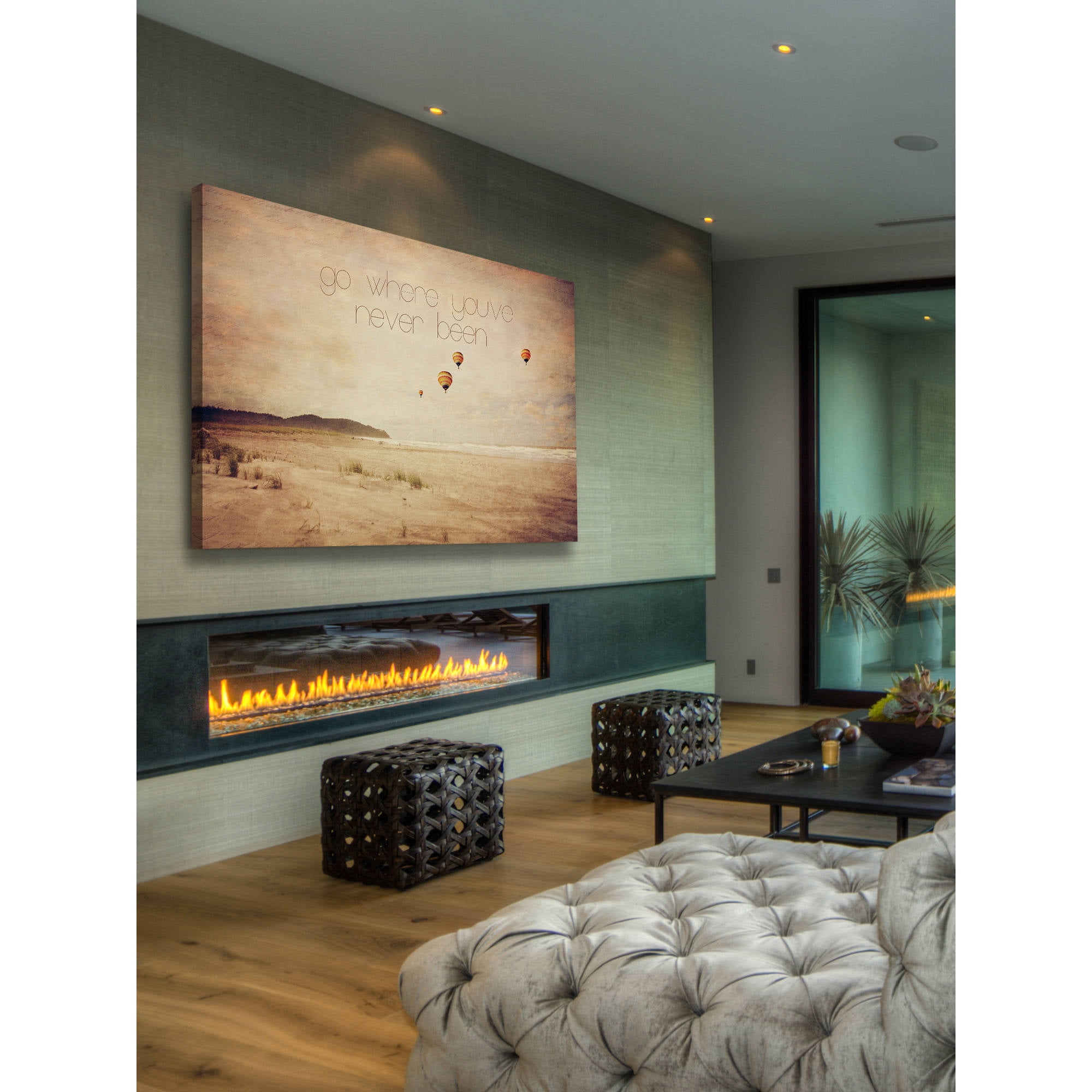 Marmont Hill "Go Where You've Never Been" Sylvia Cook Painting Print on Canvas