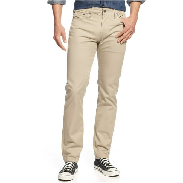 Levi's 511 Slim Fit Commuter Casual Chino Pantalones para Hombre, Beige,  31W x 30L Levis chino