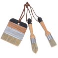 thumbnail image 4 of Brushes Painting Applying Wax Home Decor Projects Brush Flat Round Furniture Paint Tool 3Pcs, 4 of 5