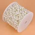 thumbnail image 3 of CNKOO 10 Meters Fishing Line Artificial Pearls Beads Chain Garland Beige, 3 of 5