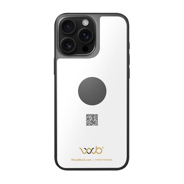 Adhesivo bloqueador EMF para teléfono celular WaveBlock iPhone 16 PRO MAX/16 Plus