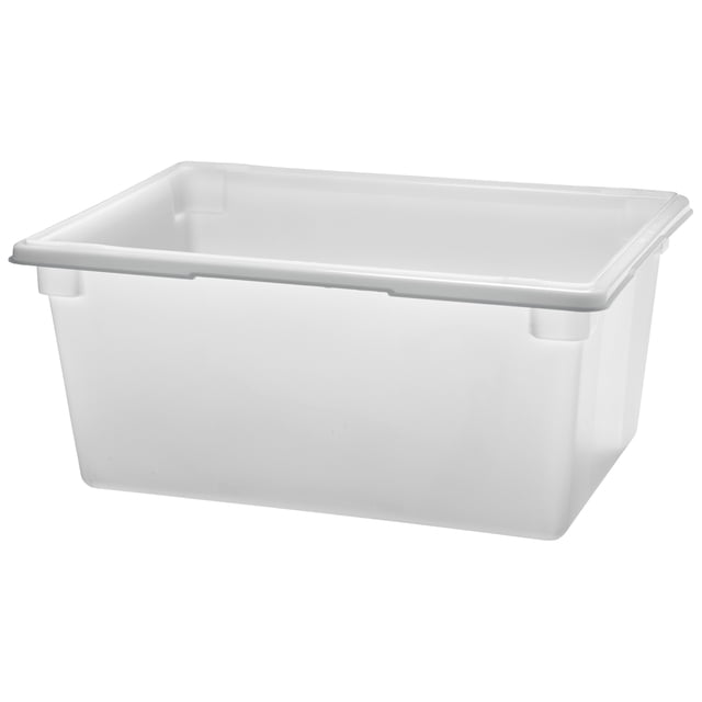 Dur-X(R) Boîte Alimentaire, Plastique, Capacité de 62,9 L, Blanche Chacune