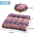 thumbnail image 5 of 22in Boho Meditation Pillow Square, Dutch Velvet Cushion for Yoga, Lounging and Decor Accent, 5 of 7