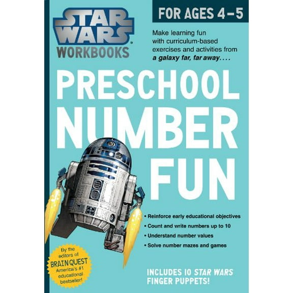 Pre-Owned Star Wars Workbook Preschool Number Fun! Paperback