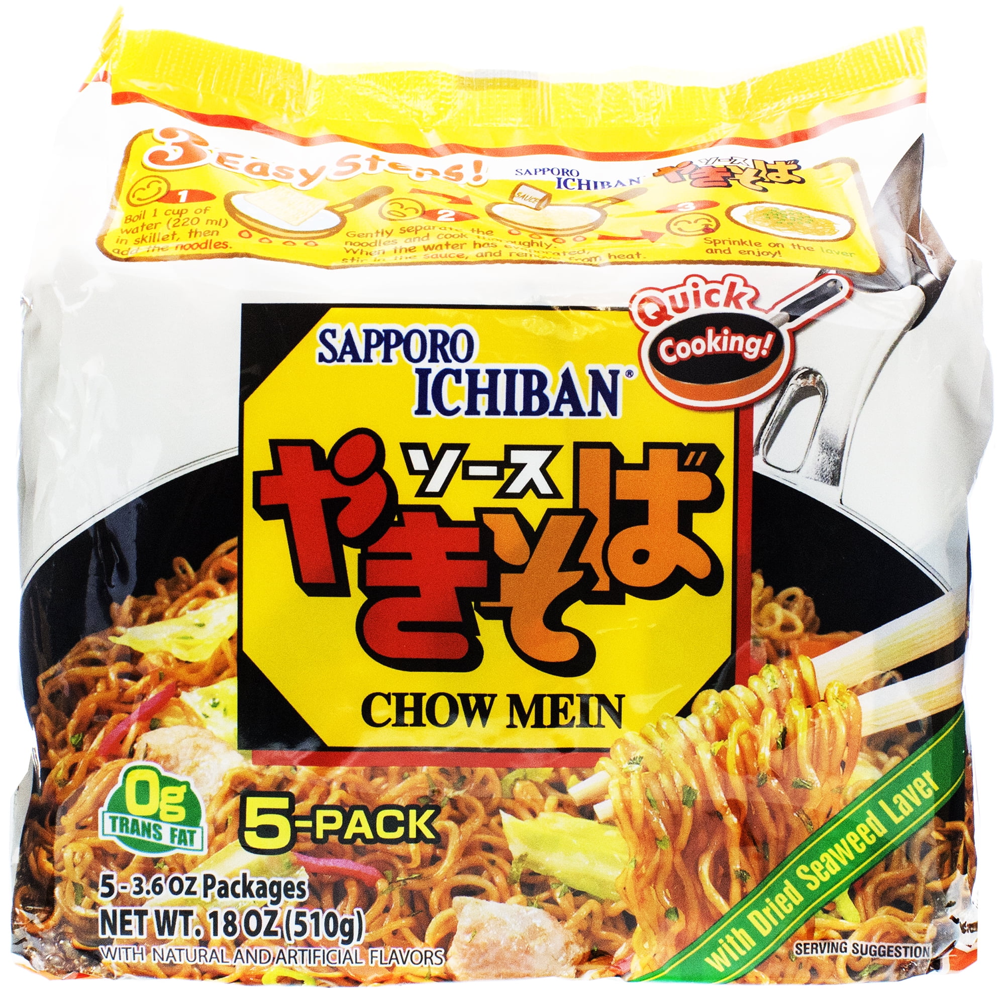 Sapporo Ichiban Chow Mein (5 Pack)