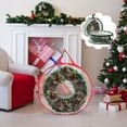 thumbnail image 6 of Xecvkr Transparent Wreath Storage Bag 30 Inch Clear Holiday Container Handle Large Capacity Flower Foam Door Organizer Christmas 1 Pc, 6 of 6