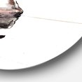 thumbnail image 2 of Designart 'Cow Portrait Country Life' Farmhouse Metal Circle Wall Art, 2 of 3