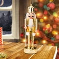 thumbnail image 4 of FVDPWYE Christmas Nutcracker Nutcracker Ornament Decorative Tradtional Party Favors Christmas Doll 11.61'' Tall for Centerpiece Party Hold Axe, 4 of 7