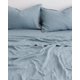 thumbnail image 1 of Juego completo de sábanas de lino Bedtonic Dusty Blue, 1 of 3