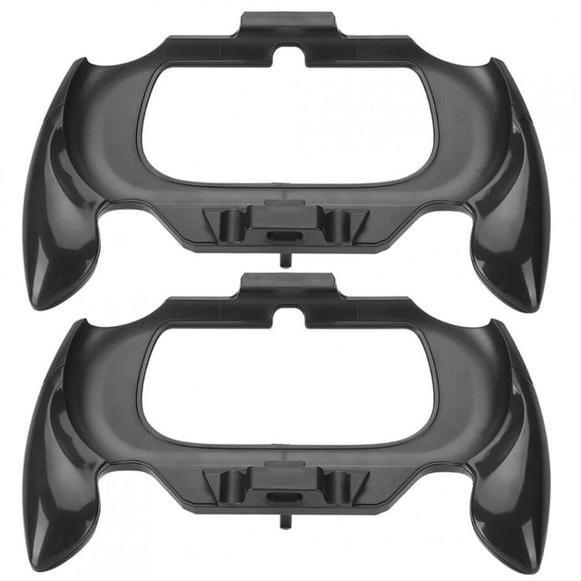 Support de Manette de Jeu un Bouton Verrouillage en Direct Anti-Transpiration Poignée Design Ergonomique pour PSV2000 PSVITA Manette de Jeu Sans Fil Noir