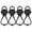 Black Deals, variant on karymi Non-Slip Grips Spikes Non-slip Snow Cleats Shoes Boots Cover Step Ice Spikes Grips Crampons ForHiking Camping Essentials Tailgating