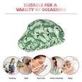 thumbnail image 7 of Yiaed Dinosaurs on Roller Skater Print Reusable Shower Cap & Bath Cap & Lined, Oversized Waterproof Shower Caps Designed for all Hair Lengths, 7 of 7