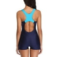 thumbnail image 2 of Womens Boyleg One Piece Swimsuits Bathing Suit with Shorts Competition Racerback Athletic Swimwear Teens Girl, 2 of 5